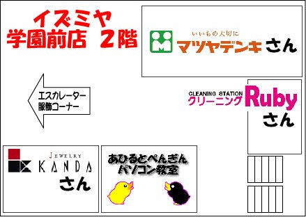 パソコンスクール「あひるとぺんぎん パソコン教室」近隣MAP
